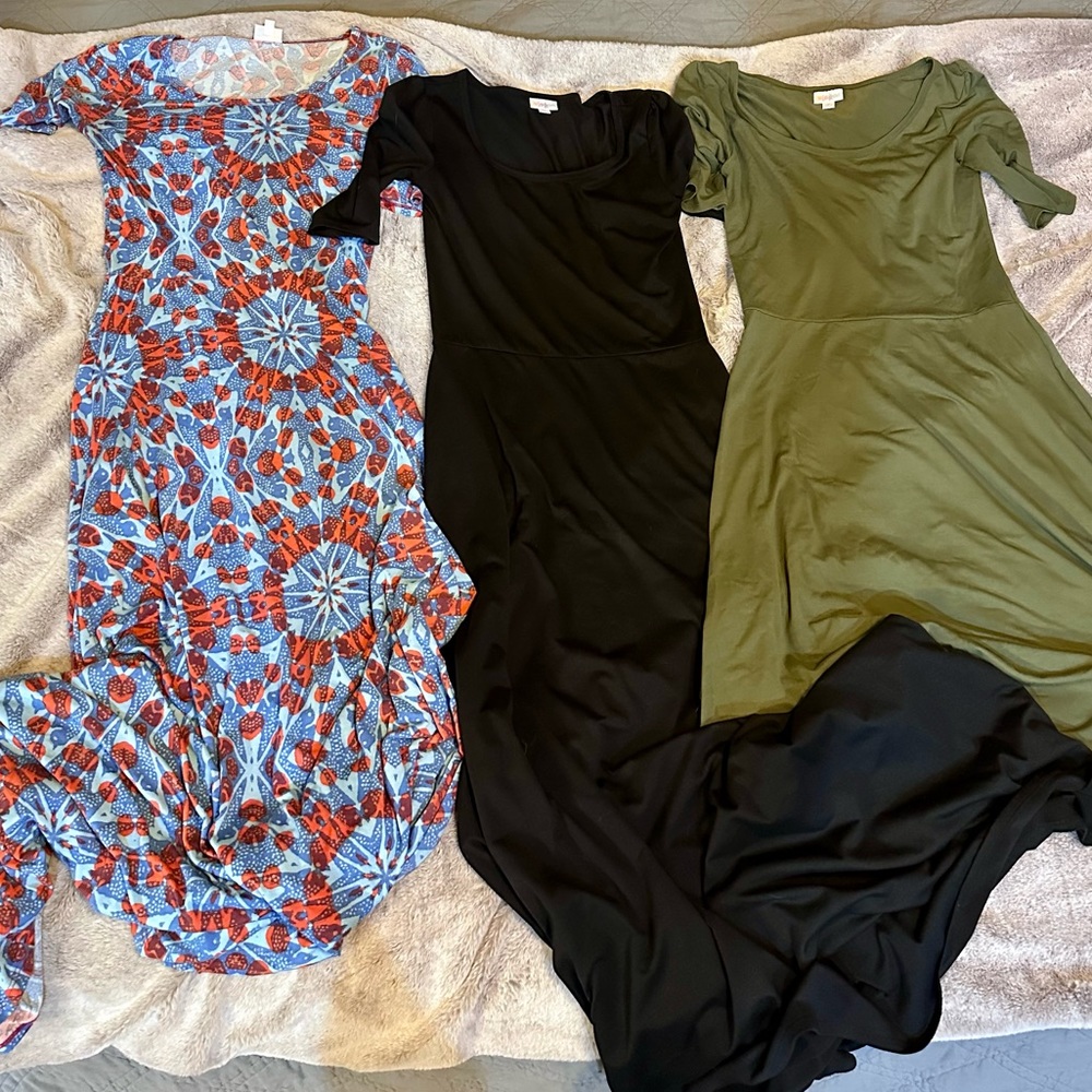 Bundle of 3 Lularoe Ana dresses!